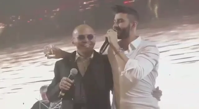 Wilson, do WER, com Gusttavo Lima no casamento