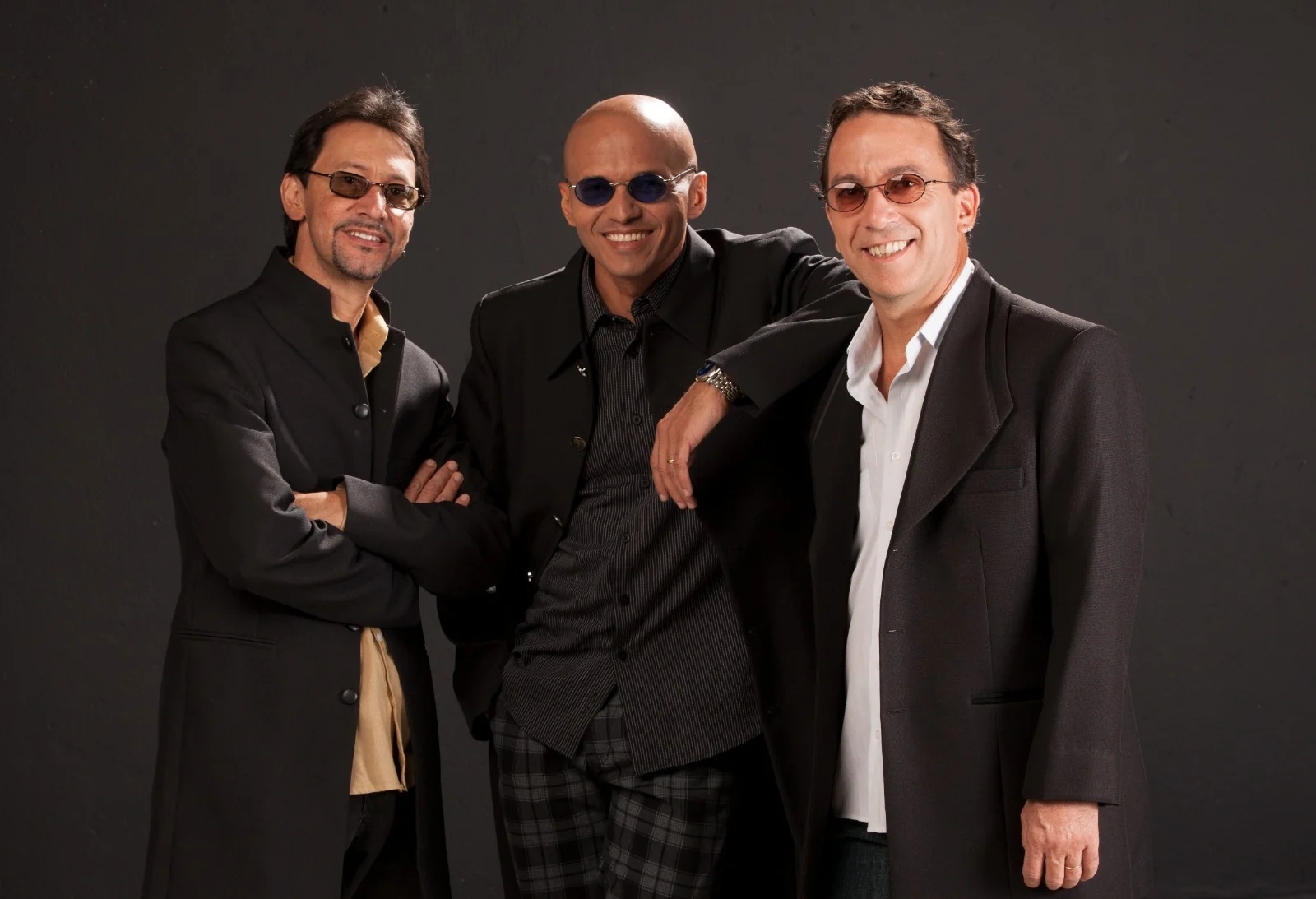 Wilson, Eddy e Roger, integrantes do Grupo WER